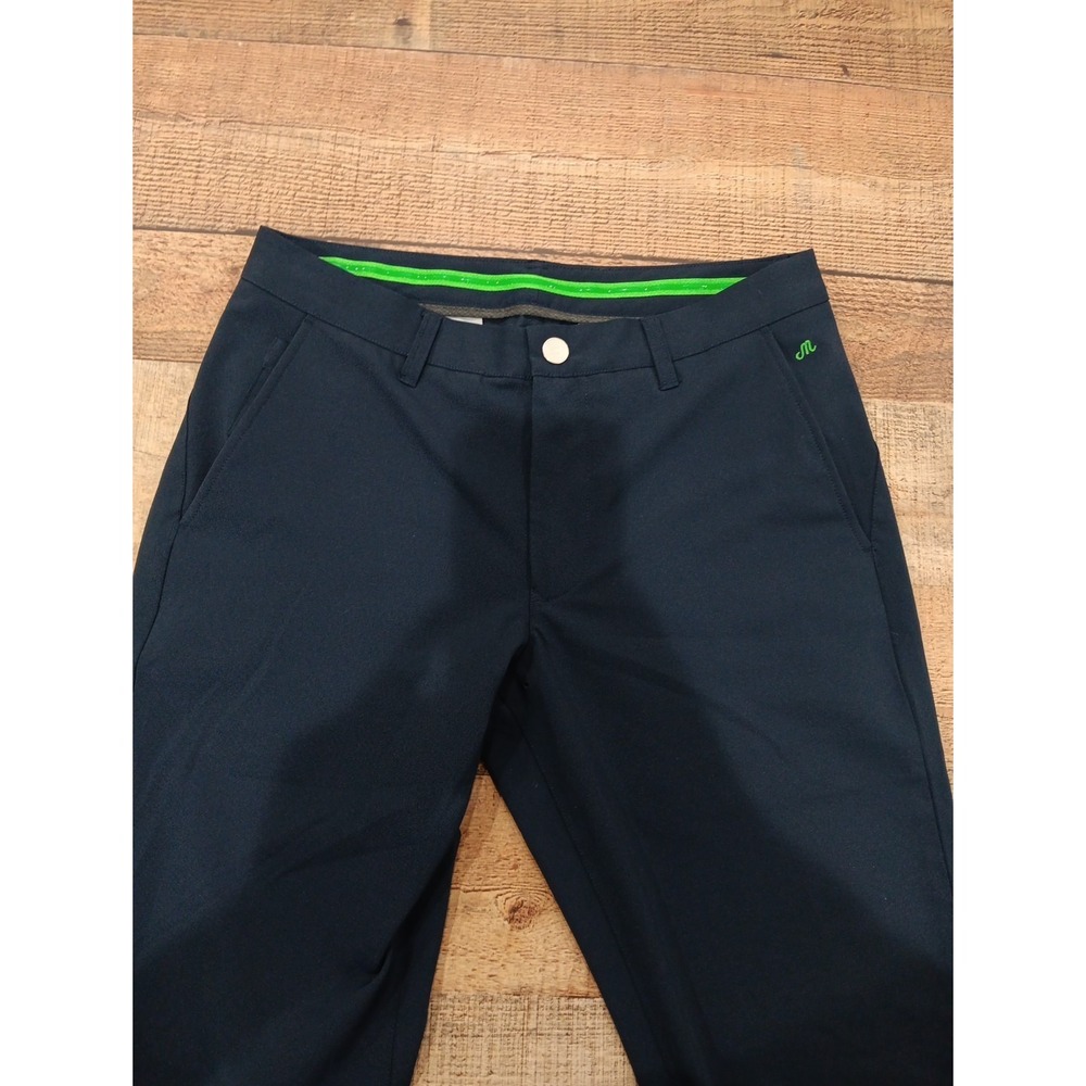 Maide Bonobos Golf Pants Men's 31x32 Navy Straight Leg Performance Casual 2435